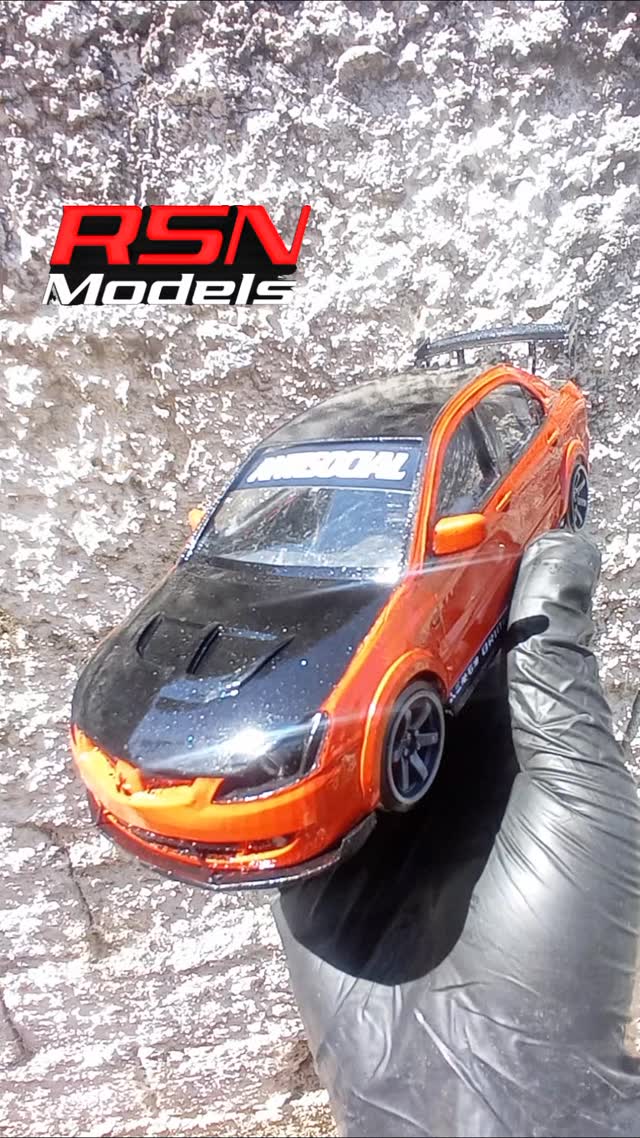 Modelo a escala auto naranja drift — RSN Models Uruguay